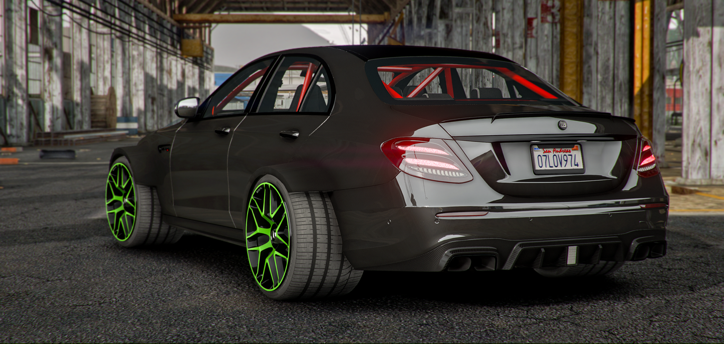 Mercedes E63 Brabus Custom