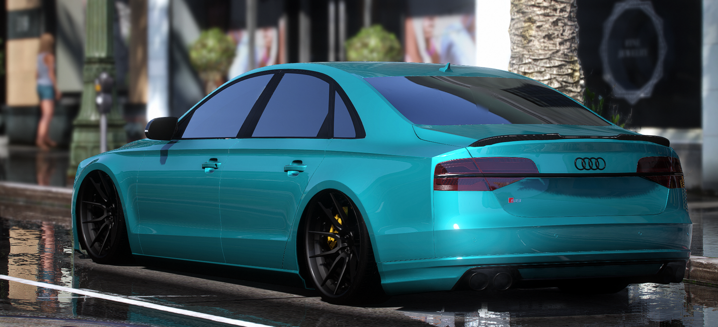 Audi S8 Lowered Engine Swapped (5 Seater + Changeable lights)