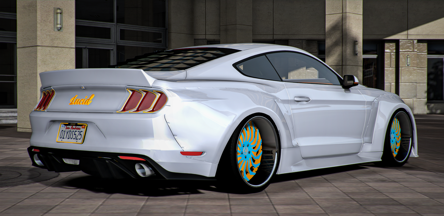 Ford Shelby Mustang GT500 Widebody Lucid Stang On Rucci Forged Rims