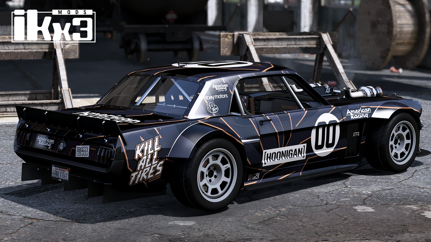Inspired Ken Block Ford Mustang Hoonigan V2 1965