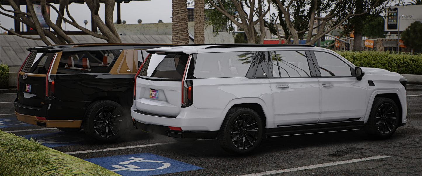 (Debadged) Cadillac Escalade Concept 2025 [Auto Sunroof]