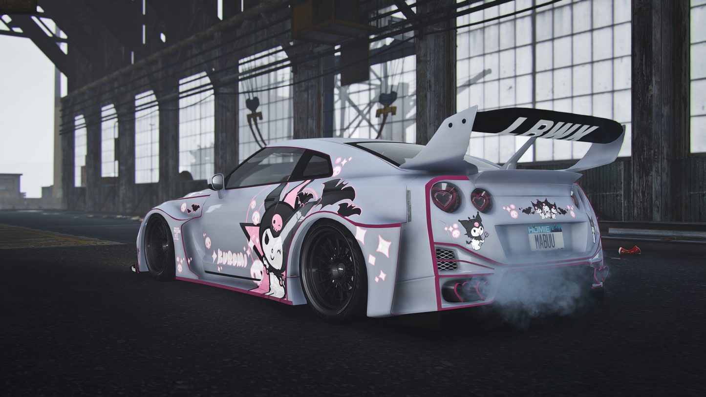 Nissan GTR NEON KUROMI [Dinamic Lights]