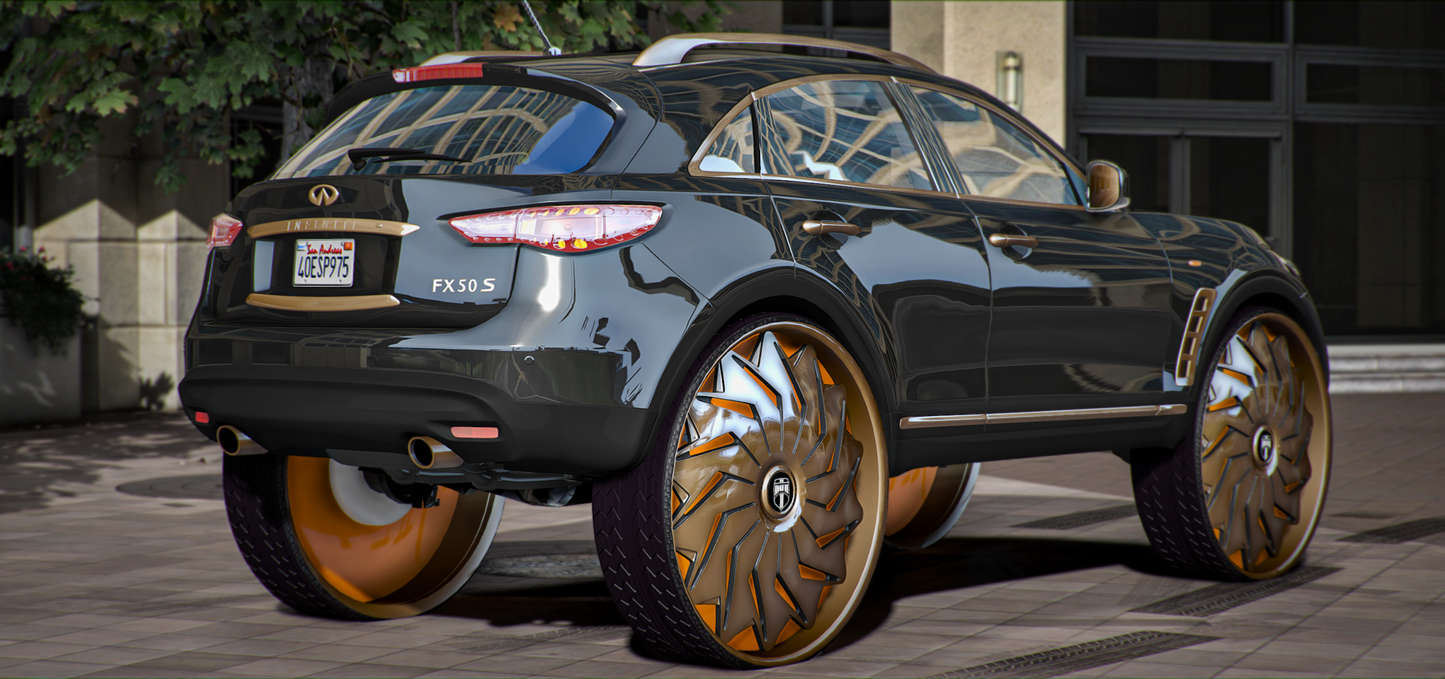 Infiniti FX on Dubs