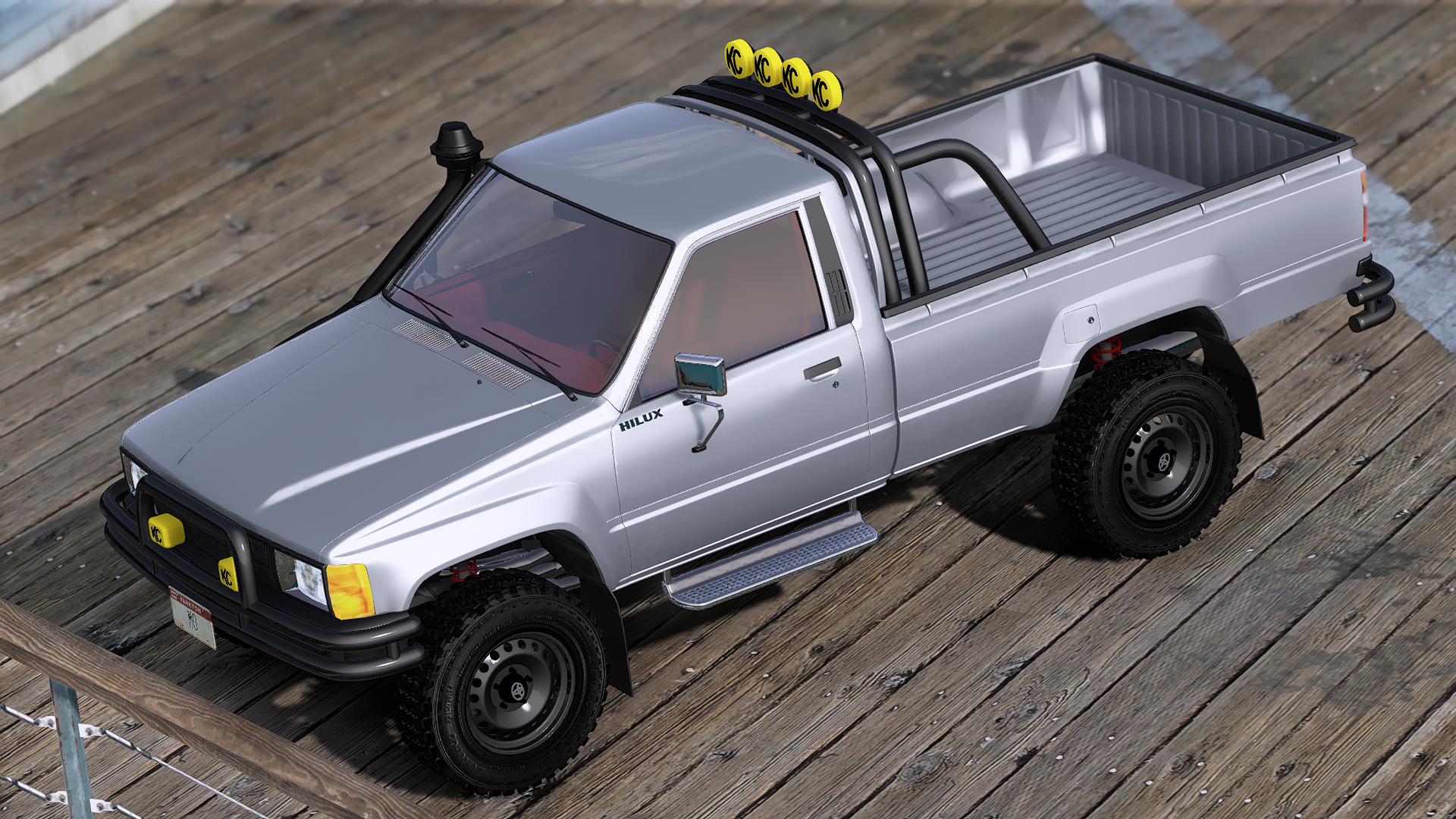 Toyota Hilux Xtra Cab SR5 4x4 1985 1990 Marty McFly AIO Cars FiveM toyota-hilux-xtra-cab-sr5-4x4-1985-1990-marty-mcfly-aio-cars-fivem