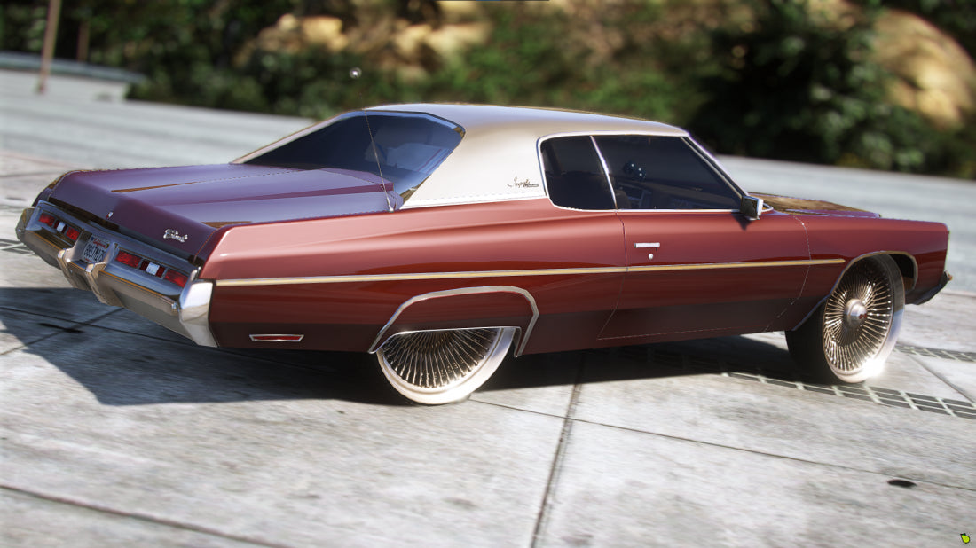 1972 Chevy Impala on Spokes