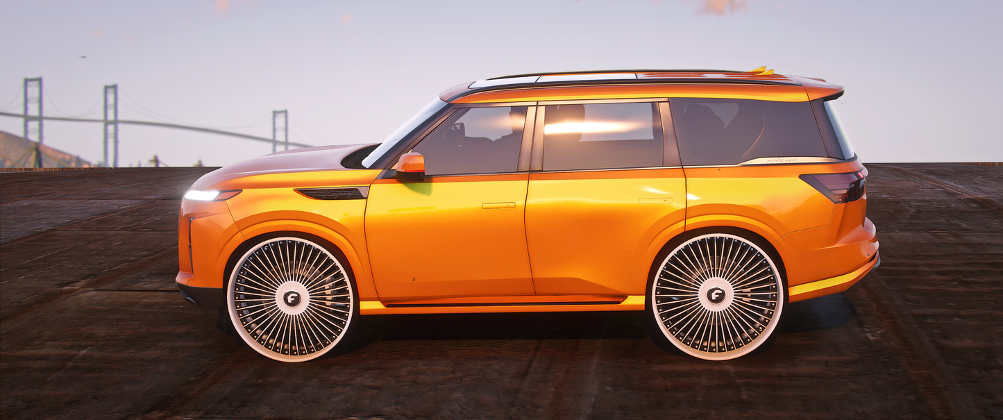 2025 Infiniti QX80 On 30 Forgiatos With [Animated Sunroof]