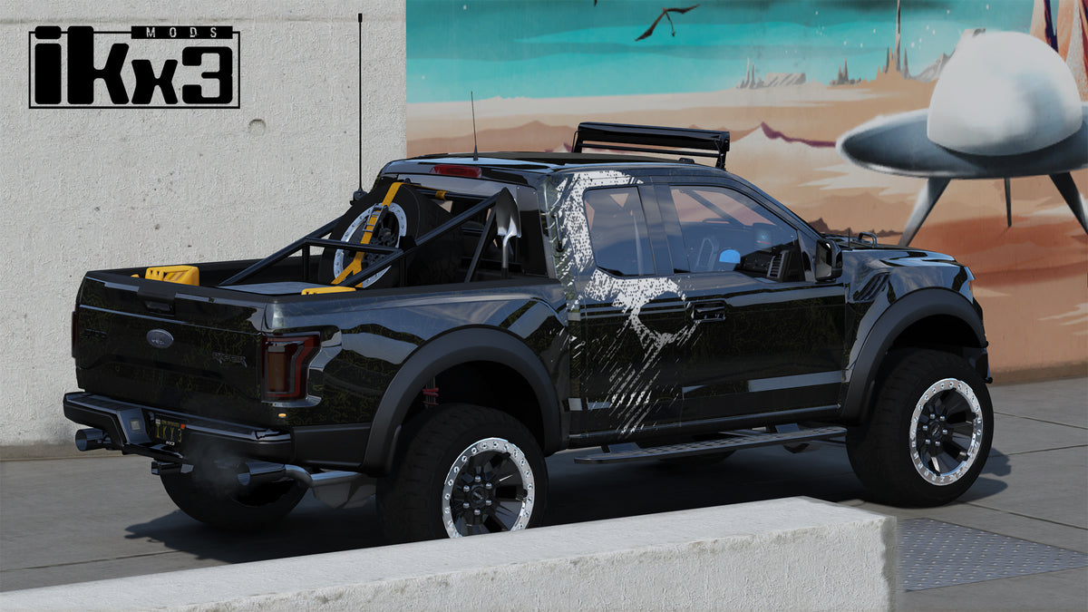 Leo Raptor R Fivem (Badged/Debadged) Ford F-150 Raptor Ghost Edition – AIO Cars FiveM