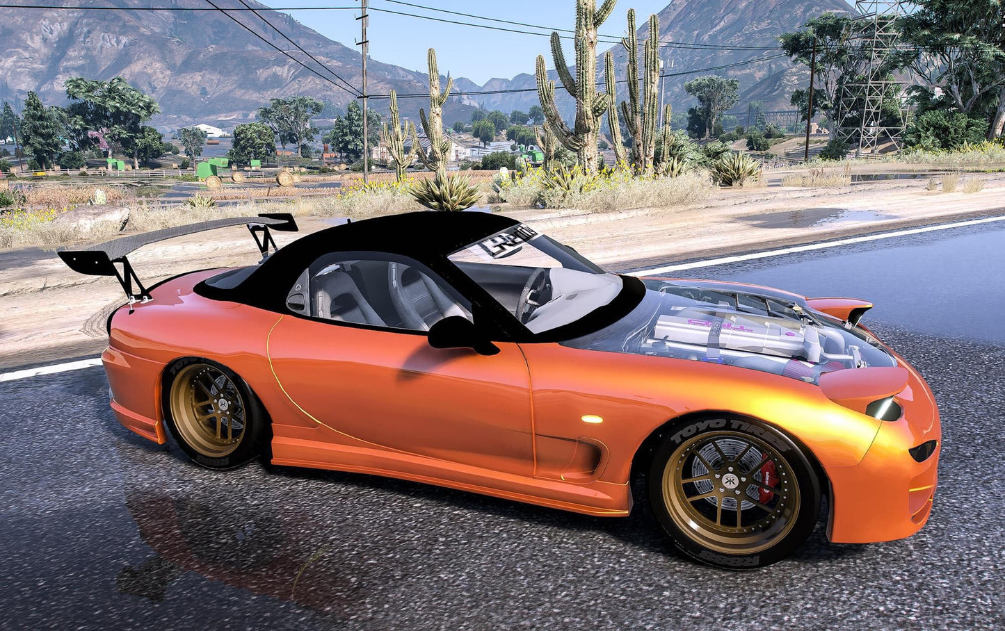 Mazda RX-7 Custom 2JZ Swapped