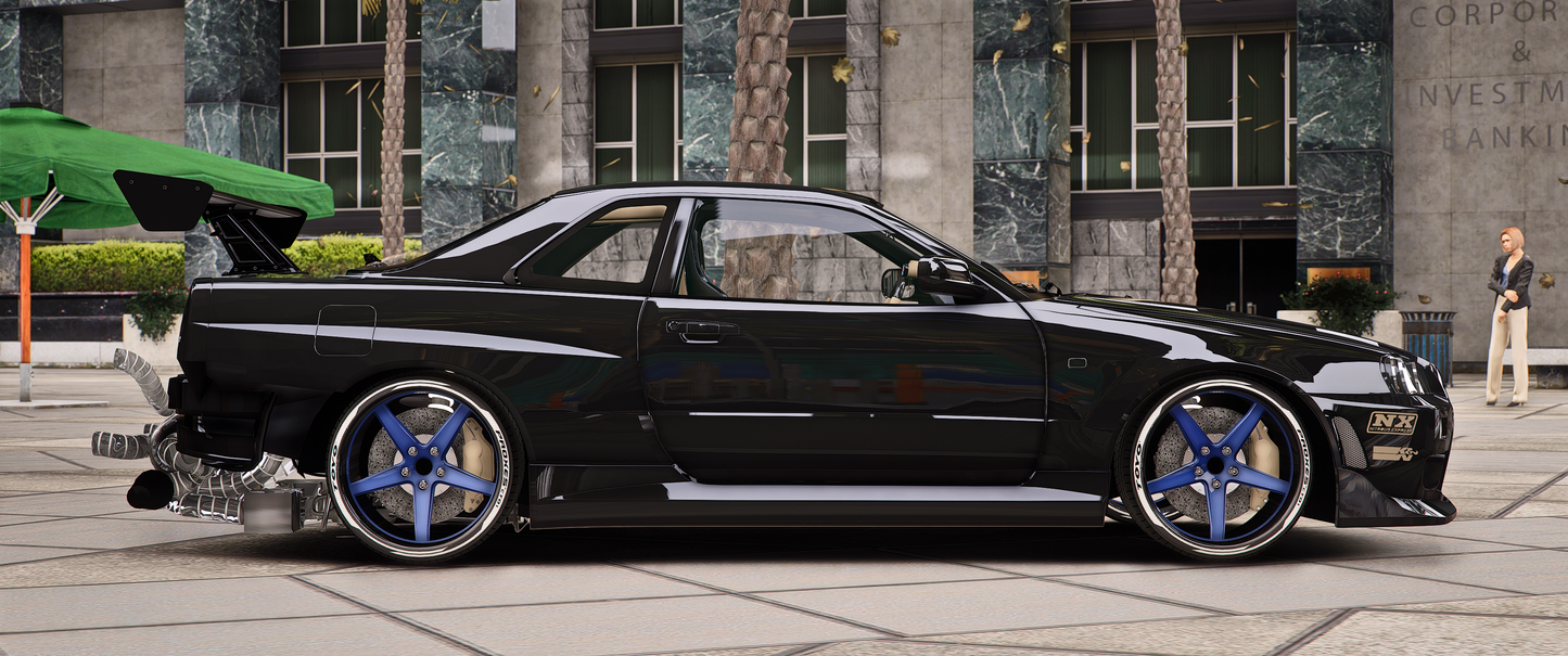 Nissan Skyline R34 Twin Turbo (Addon Sound)