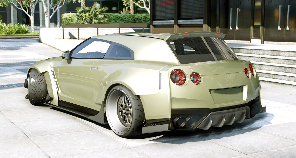 (Debadged) Nissan GTR R35 Wagon – AIO Cars FiveM