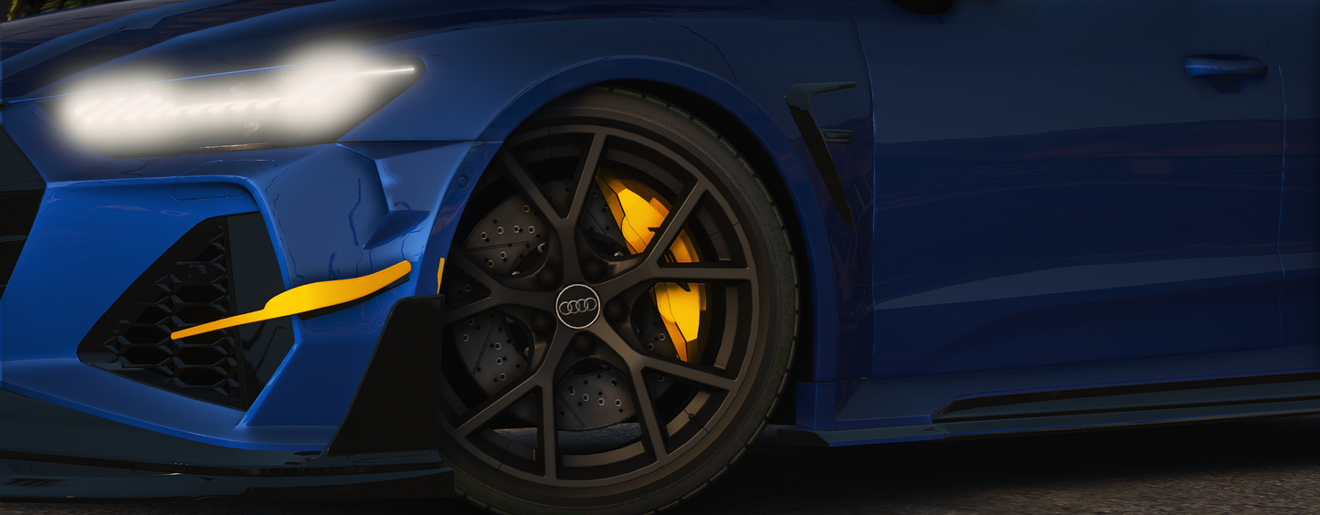 Audi RS7 Performance Animated Taillights & Interactive Side Mirrors + Maxton Design Kit & Mansory Seats