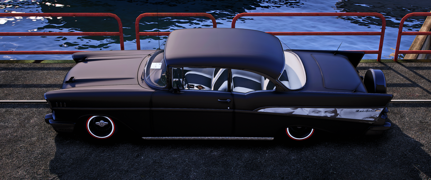 Chevy Belair lowrider Tupac 1957