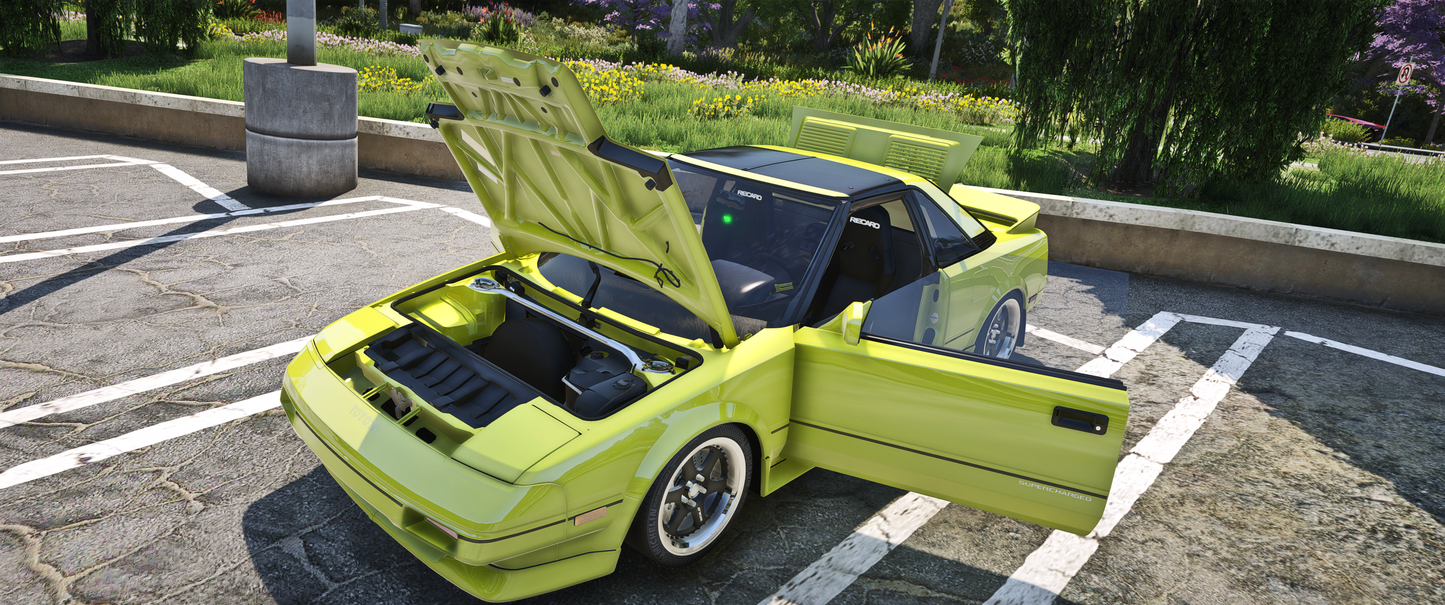 Toyota MR2 1989 Animated Audio player