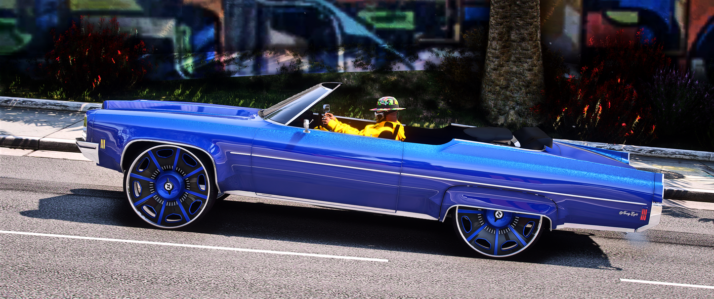 Oldsmobile Delta98 Vert Donk 1972 [Animation Roof]