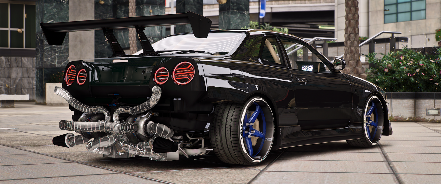 Nissan Skyline R34 Twin Turbo (Addon Sound)