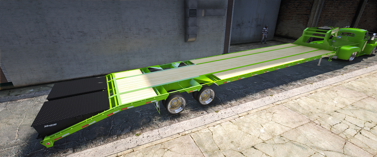 Mack Truck With Trailer Donk 1953