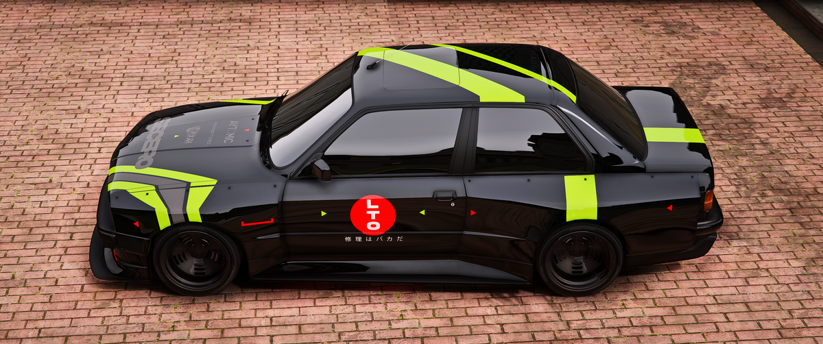 Fivem R30 (Debadged) BMW E30 Kyza – AIO Cars FiveM