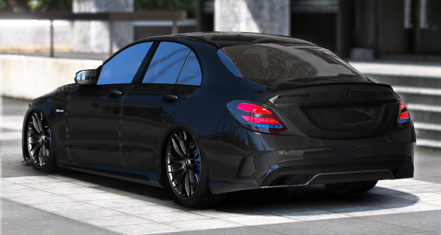 Custom Mercedes C63s (Engine Swap + Color Changeable Lights + 5 Seater)