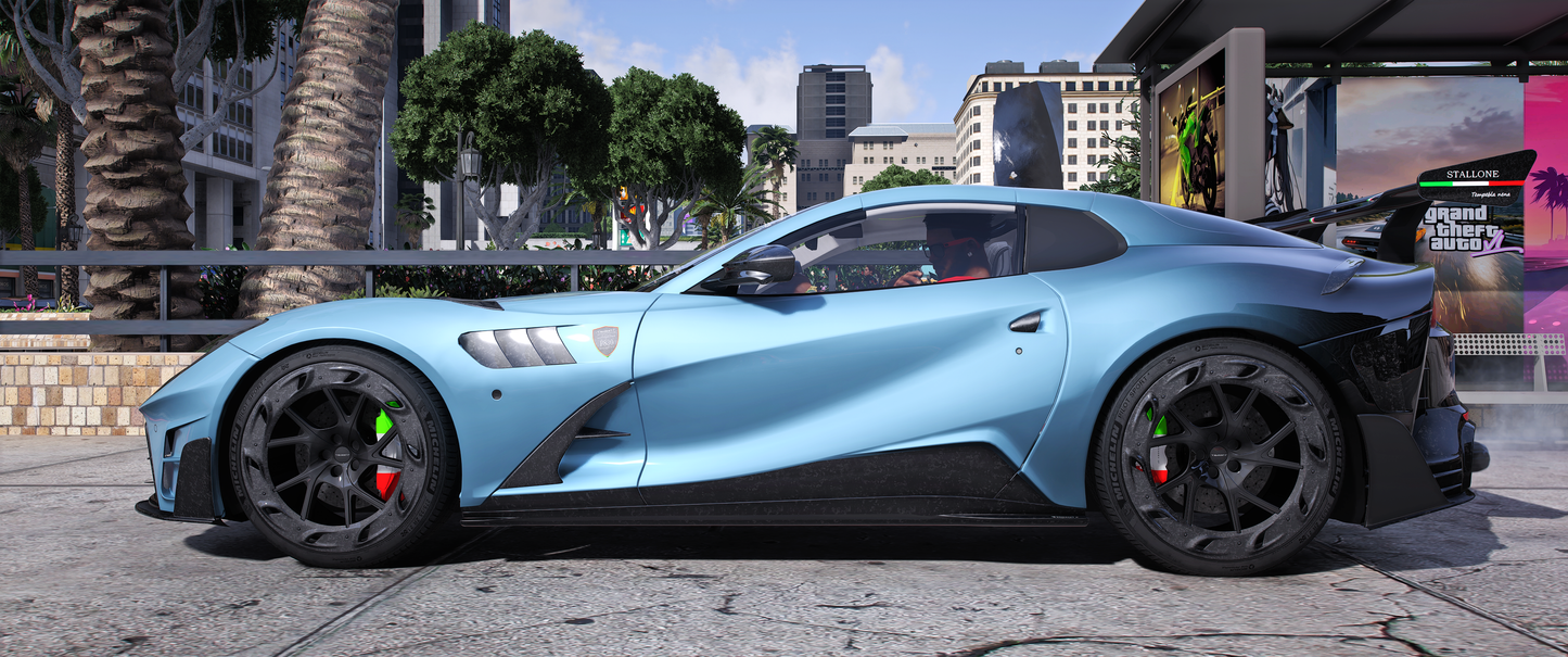 Ferrari 812 Mansory [Animation Roof]