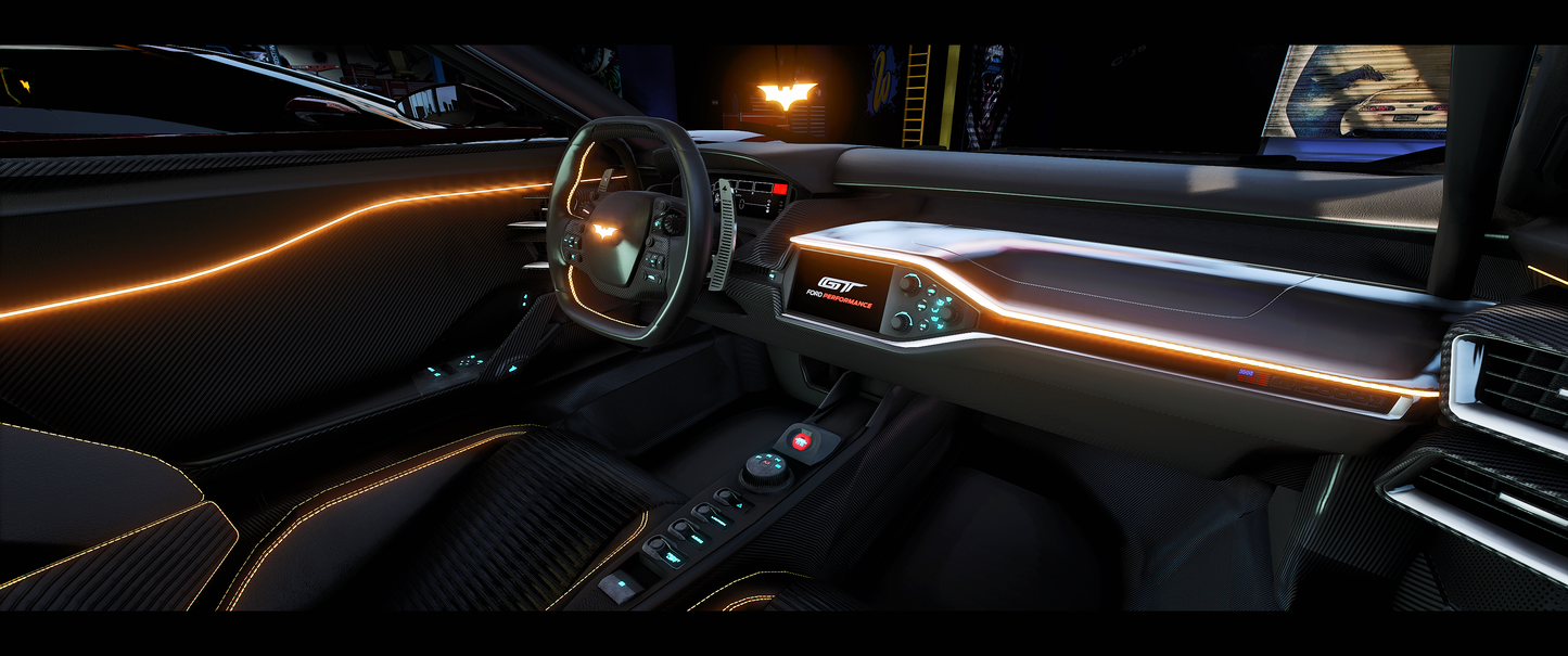 Batman Ford GT and Show Edition [Dinamic Lights]