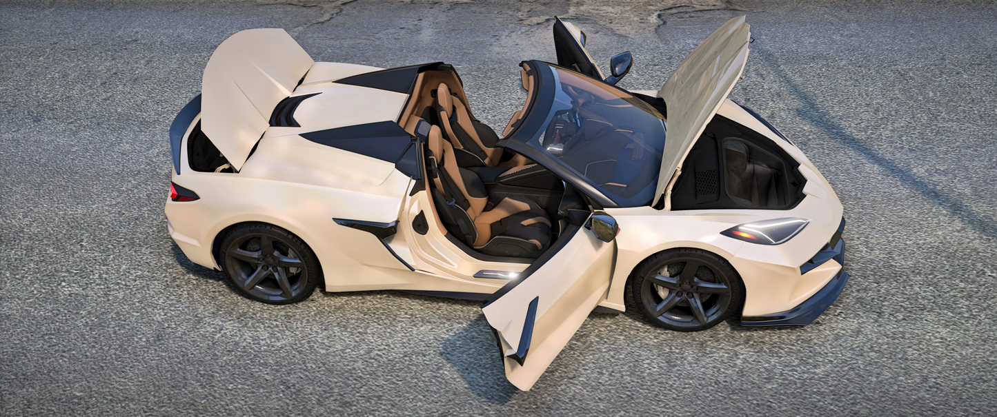 2023 Chevy Corvette C8 Z06 Eray Hybrid [Auto Roof]