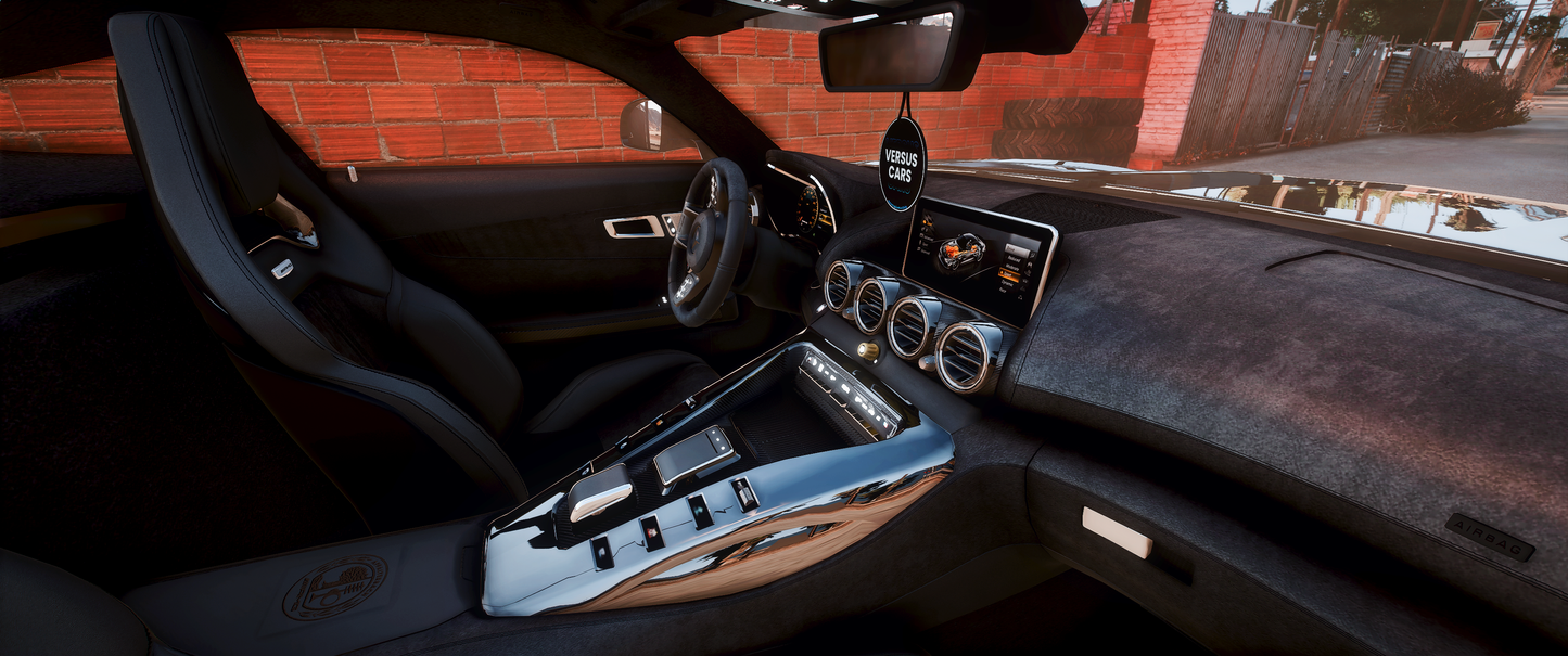 Mercedes AMG GT-R Black Series Police Modern Lights