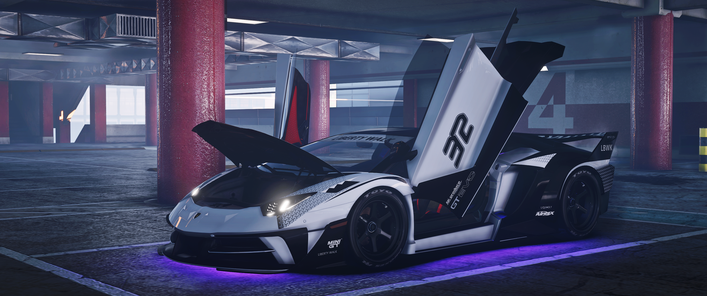 Lamborghini Aventador Ultimae LBWK Silhouette