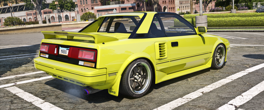 Toyota MR2 1989 Animated Audio player