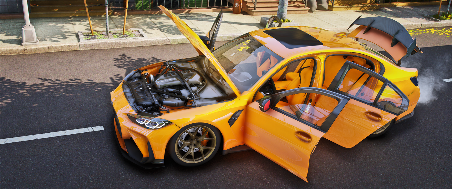 BMW M3 Adro G80 (Tuning Parts + Addon Sound)