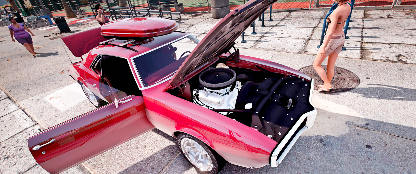 (Debadged) Pontiac Firebird Custom 1968