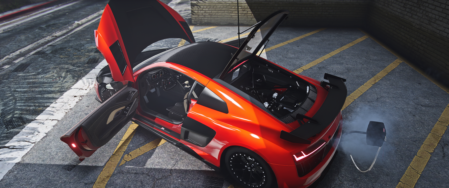 Twin Turbo 2023 Audi R8 Drag Spec