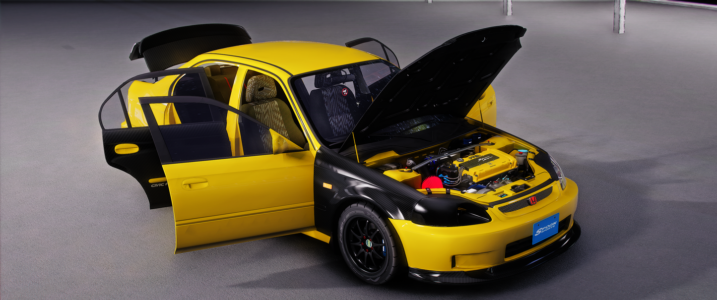 Honda Civic Spoon Sir Nuwels (Tuning Parts)