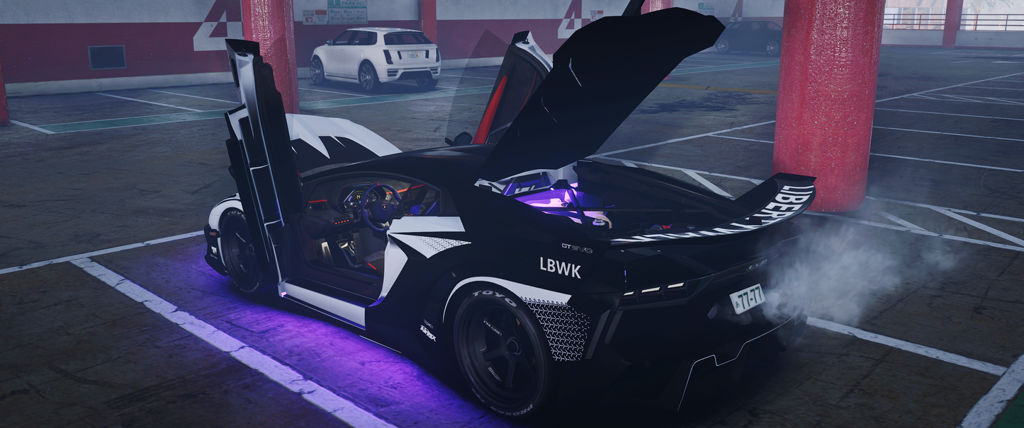 Lamborghini Aventador Ultimae LBWK Silhouette