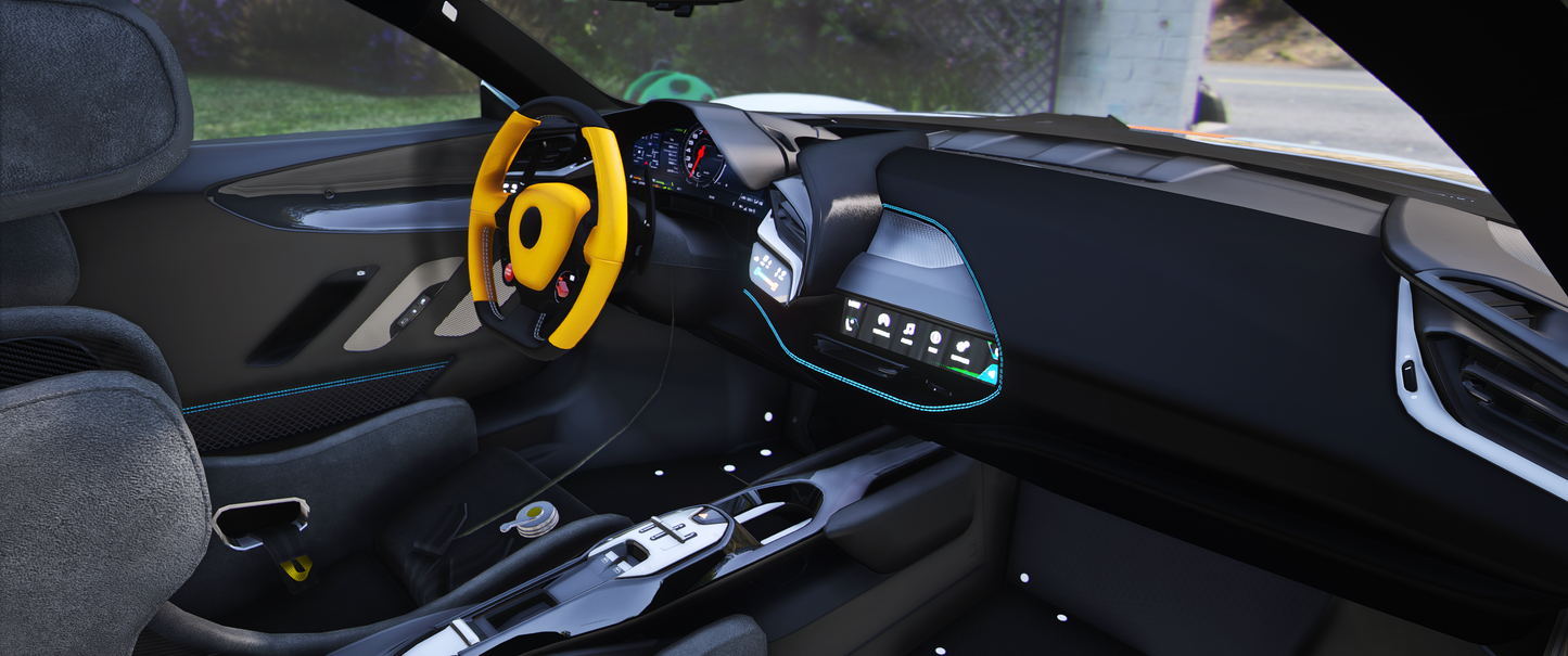 (Debadged) Ferarri SF90 Abflug