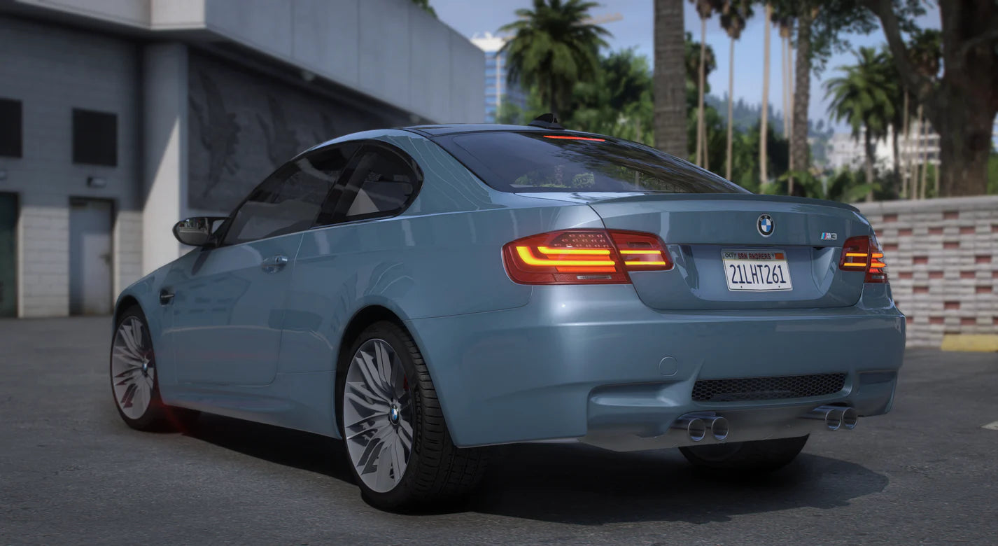 BMW M3 e92 2007 (250 Tuning Parts + Templated)