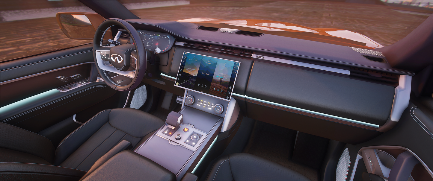 2025 Infiniti QX80 On 30 Forgiatos With [Animated Sunroof]