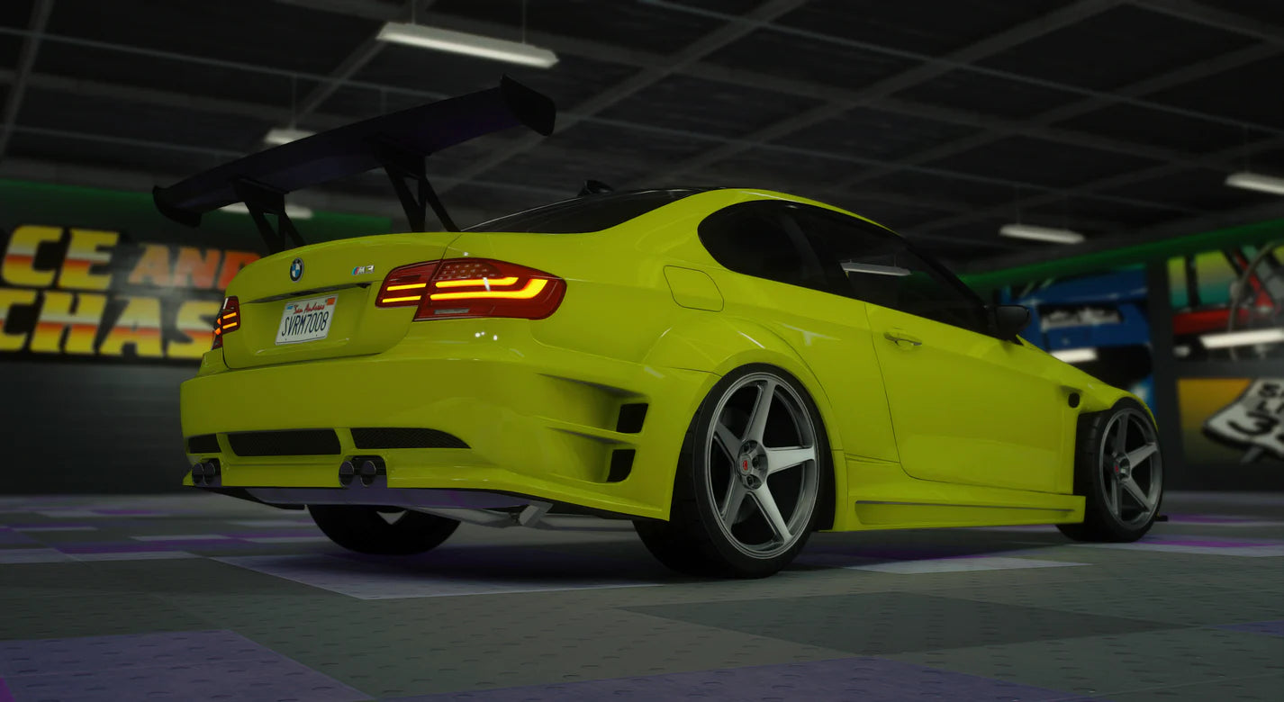 BMW M3 e92 2007 (250 Tuning Parts + Templated)