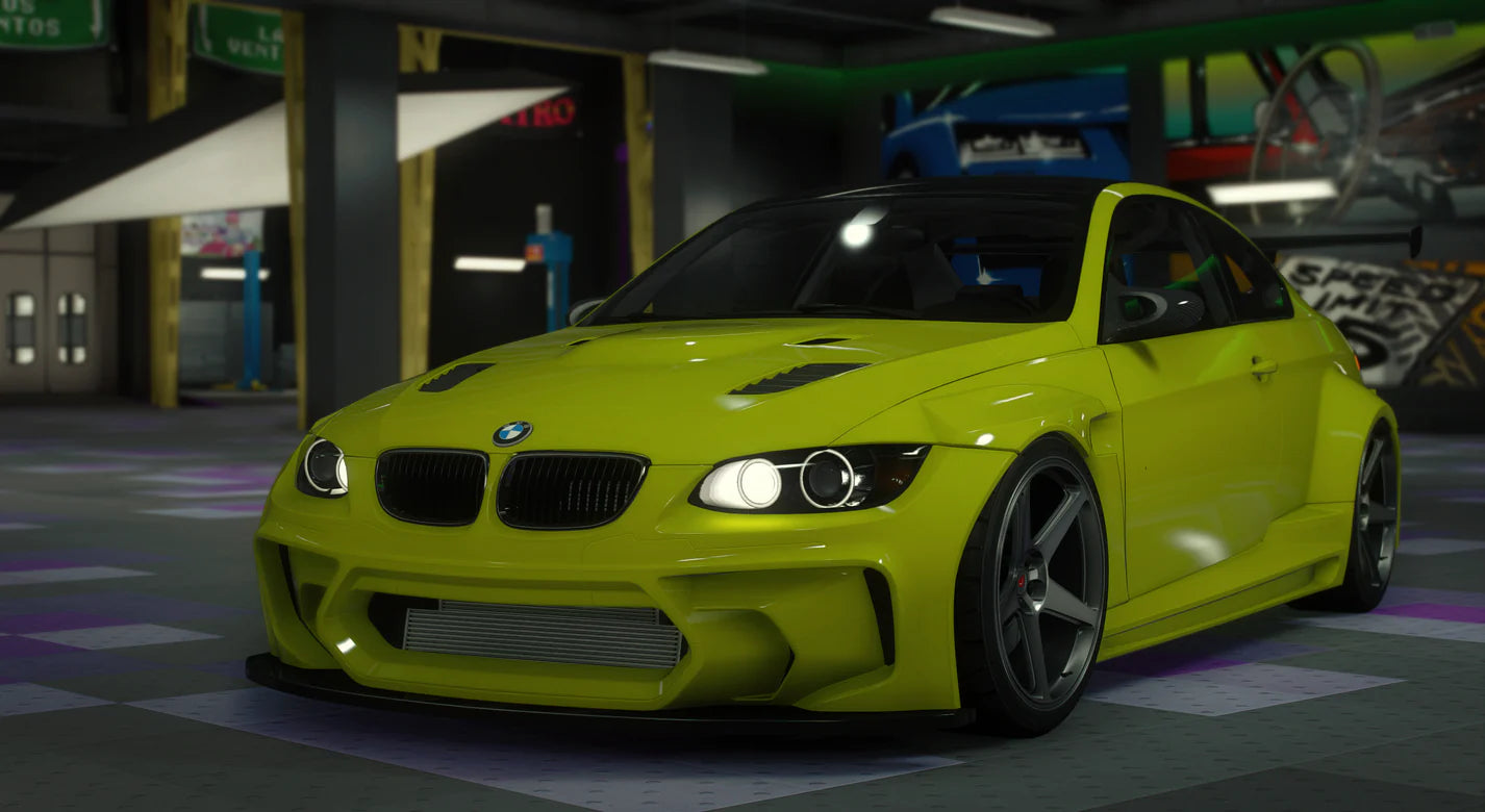 BMW M3 e92 2007 (250 Tuning Parts + Templated)
