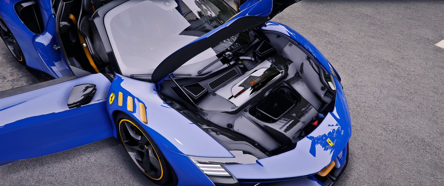 Ferrari SF90XX Spider [Animation Roof]
