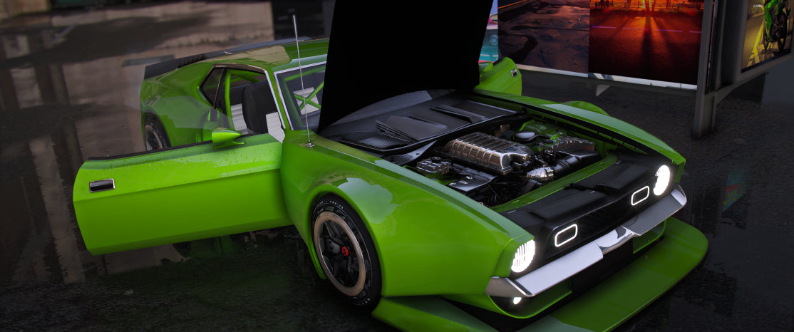 (Lore Friendly) Mach1 as a Widebody Cyberpunk Style Machine (Addon Sound + Tuning Parts)