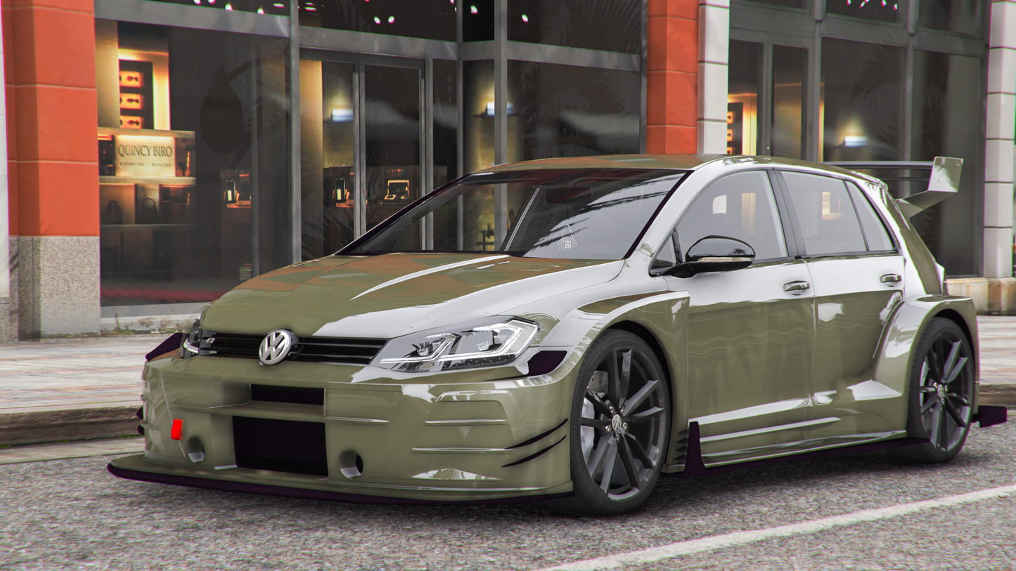 Volkswagen Golf R Custom Bodykit – AIO Cars FiveM