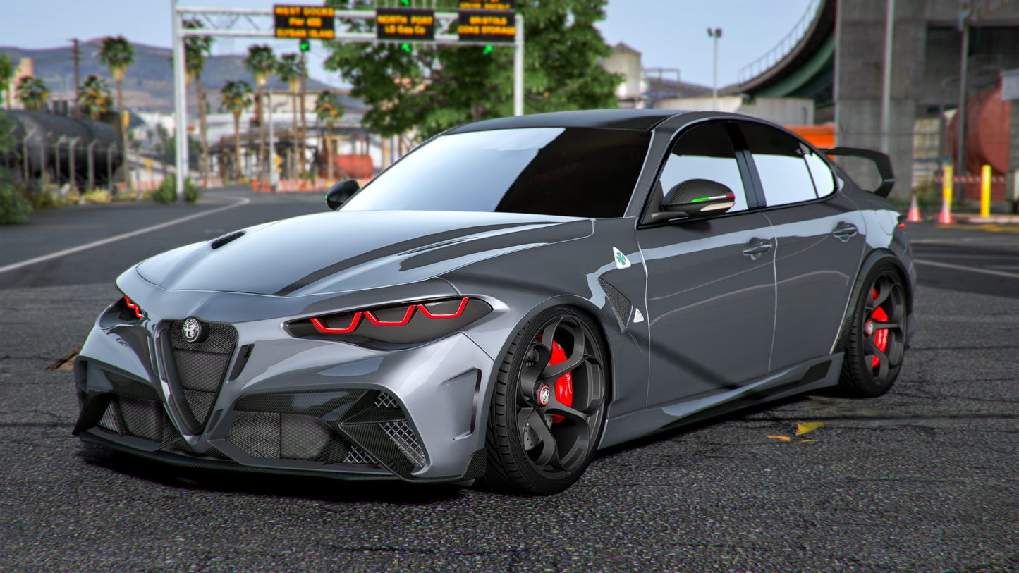 Alfa Romeo Giulia Quadrifoglio GTAm 2023 [Concept Headlights]