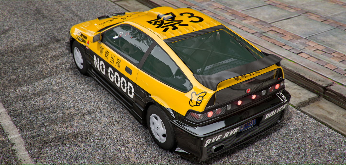 Honda CRX (150+ Tuning Parts + 14 Liveries)