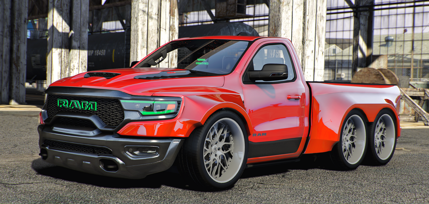 2023 Dodge Ram 1500 TRX 6x6 Slammed – AIO Cars FiveM